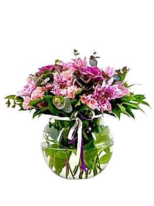 Taze Güzellik - Akvaryumda Mevsim Taze Çiçekleri