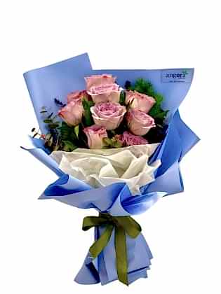 Lily Love - 9 İthal Lila Gül