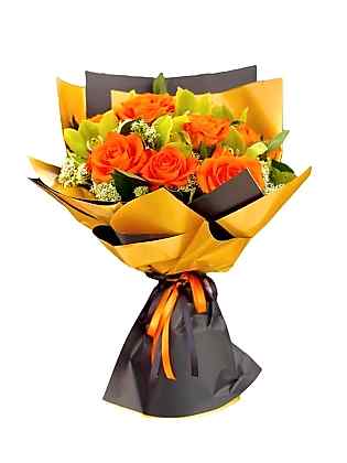 Basic Orange - Güller ve Orkideler