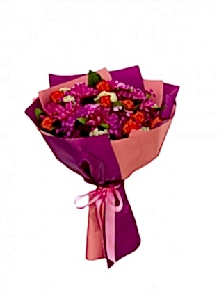 Purple & Orange Dream - Çardak Gülleri ve Kır Çiçekleri