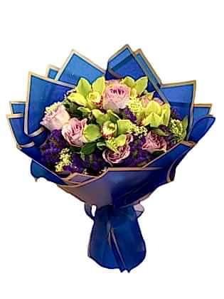 Ocean Love - Lila Gül ve Orkideler